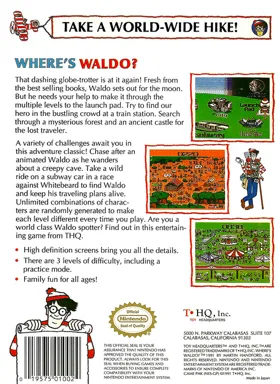 Where's Waldo (USA) box cover back